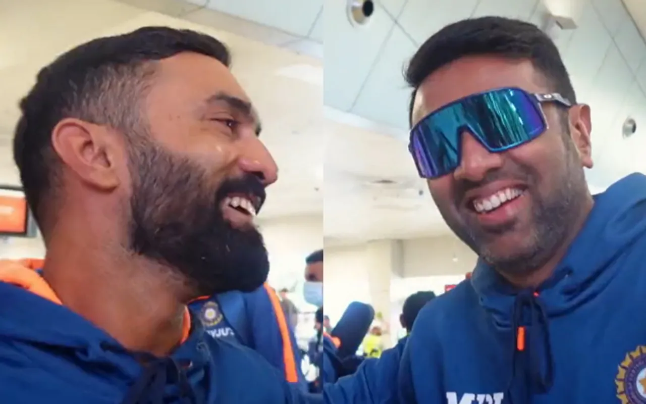 Dinesh Karthik and Ravichandran Ashwin