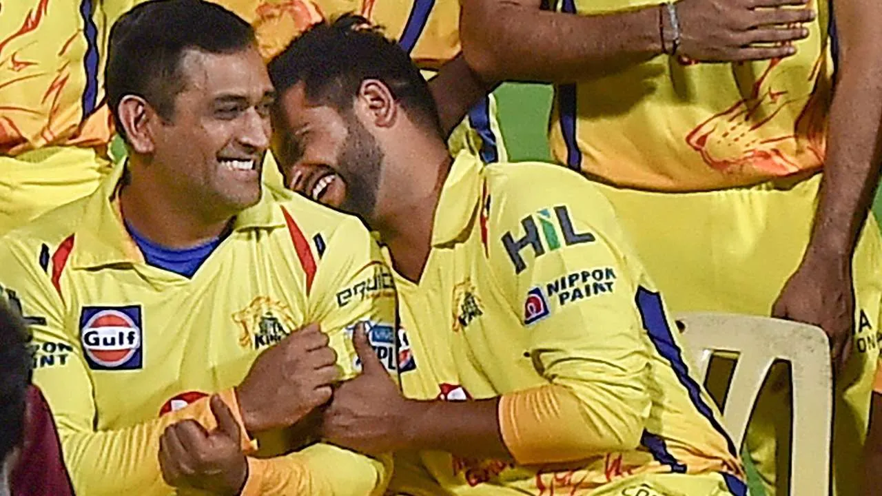 Suresh raina and dhoni - csk