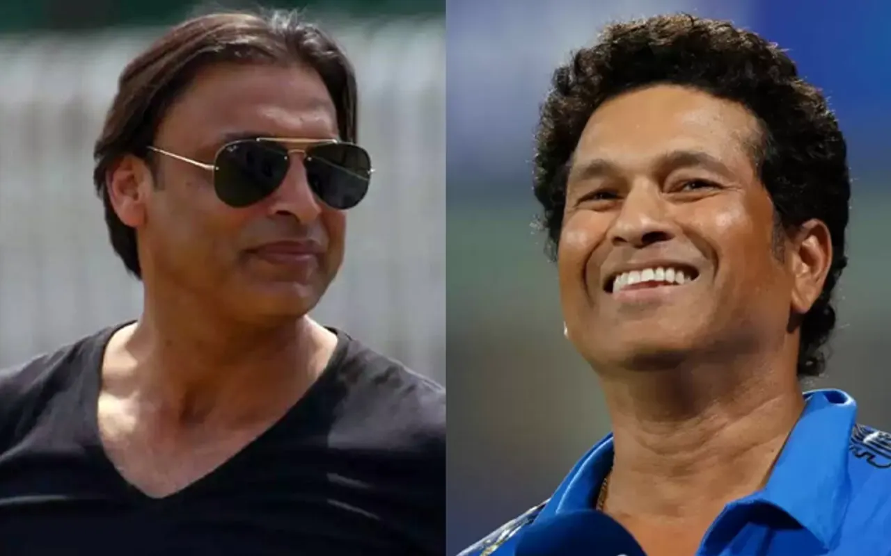 'Both of them ended up falling on the ground..'- Virender Sehwag narrates hilarious incident involving Sachin Tendulkar and Shoaib Akhtar