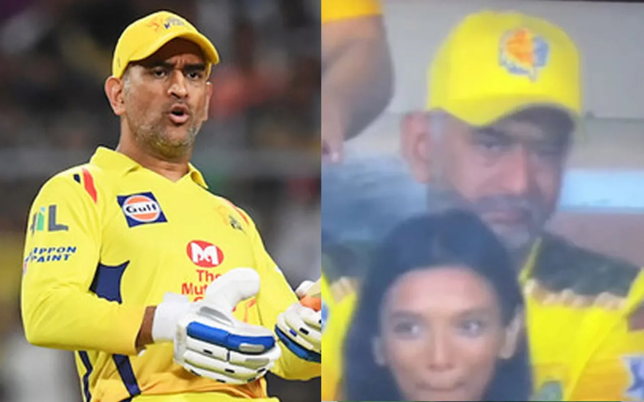 MS Dhoni and his lookalike (Source - Twitter)