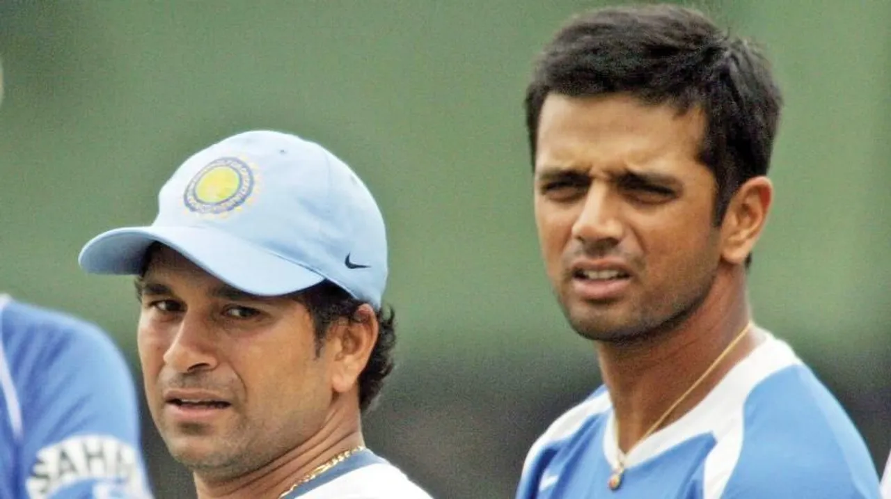 Rahul Dravid and Sachin Tendulkar