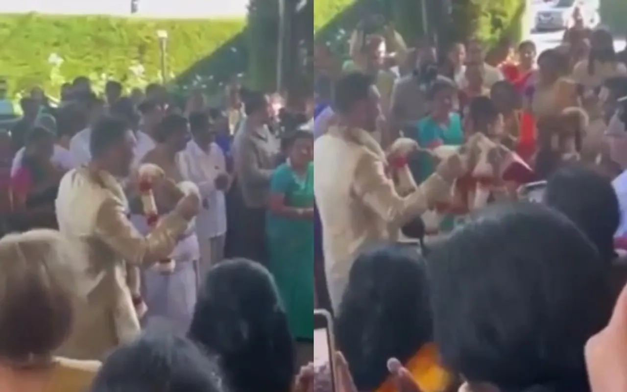 Watch : Glenn Maxwell in full mood, dances in joy as he gets married to Vini Raman in Tamil tradition wedding