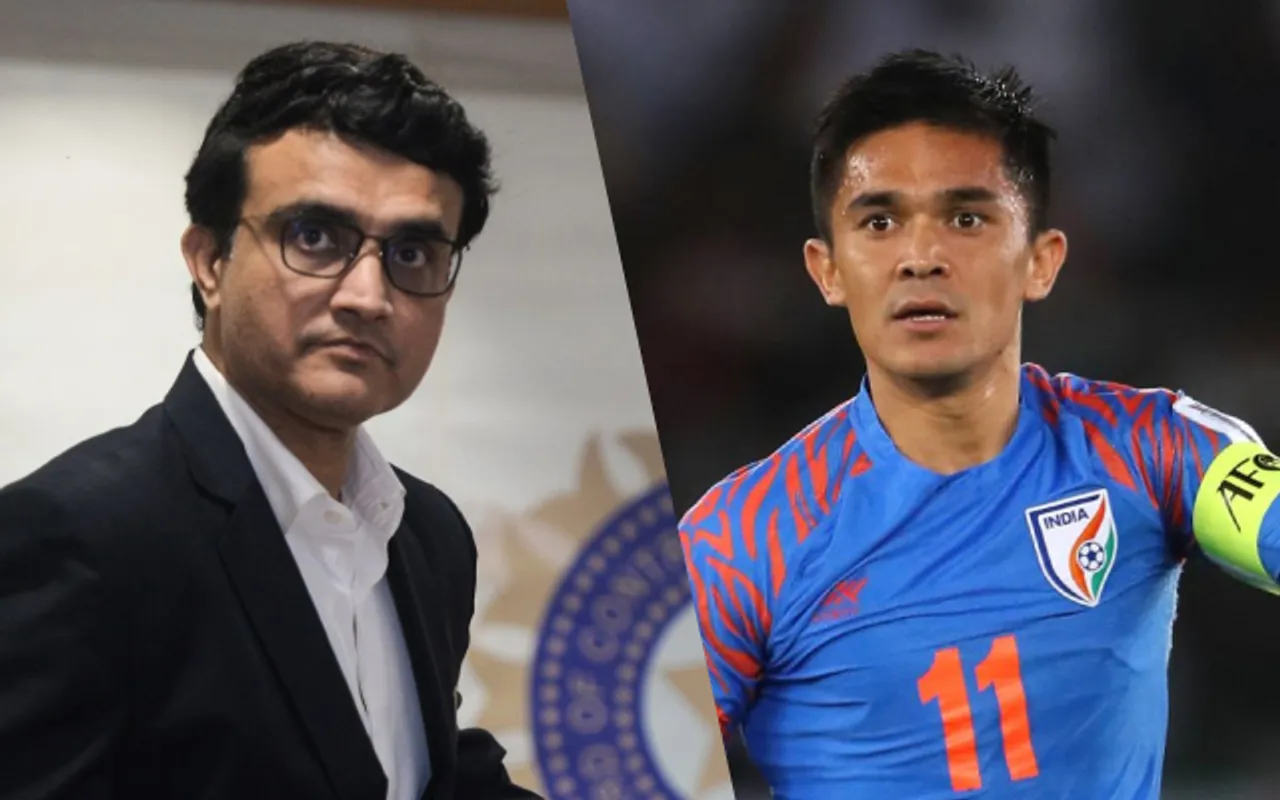 Sourav Ganguly-Sunil Chhetri