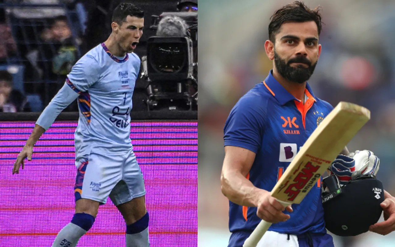 Cristiano Ronaldo and Virat Kohli