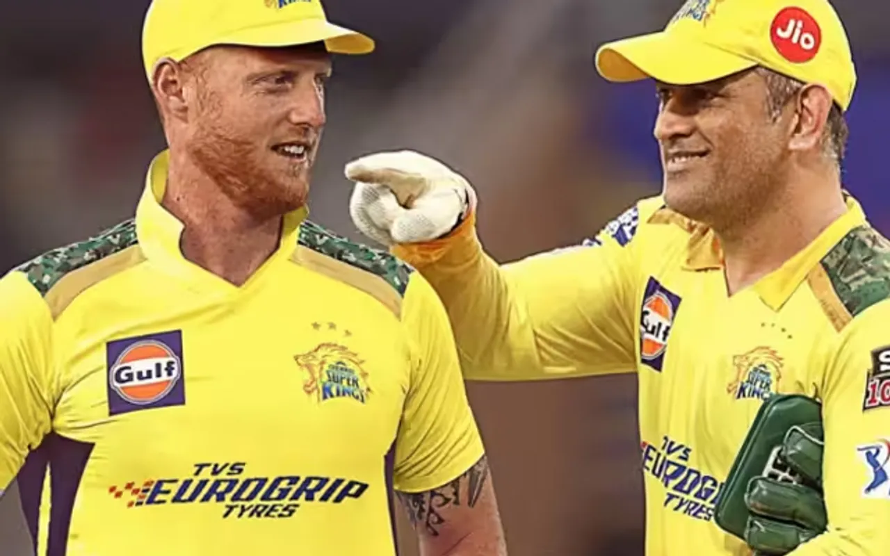 Ben Stokes and MS Dhoni