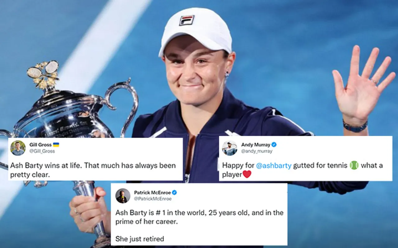 'Happy for Ash Barty, gutted for tennis'- Ash Barty announces retirement at 25