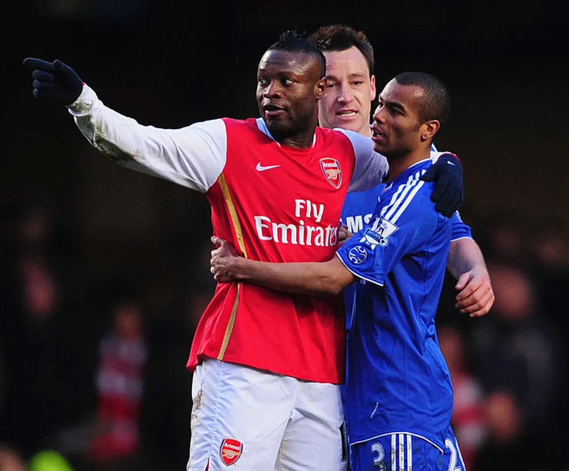 Ashley Cole and William Gallas