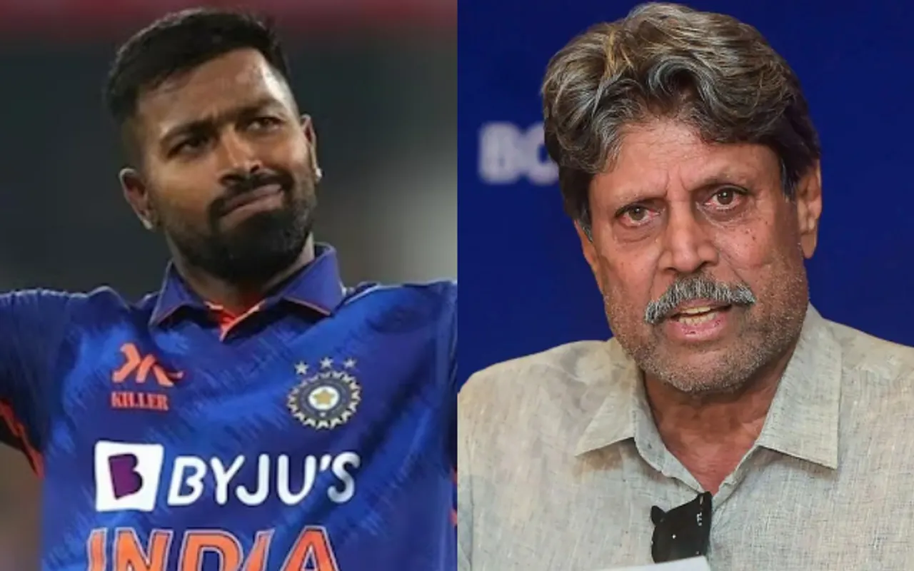 Hardik Pandya and Kapil Dev