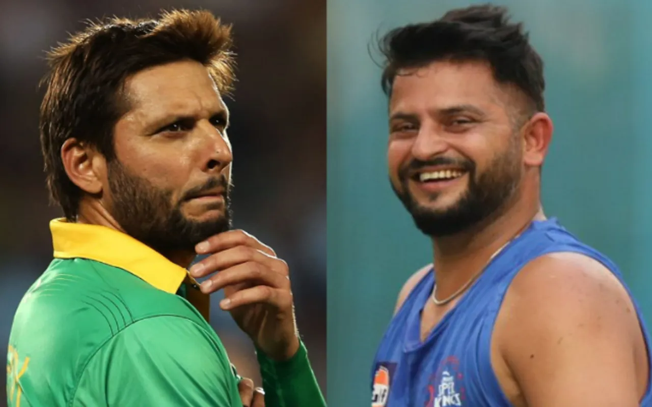 Shahid Afridi, Suresh Raina