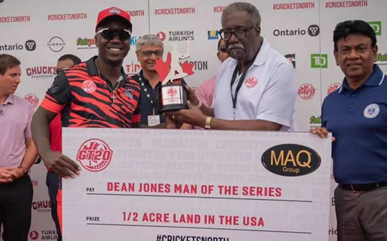 'Abe ye kaisa award hai' - Fans react as Sherfane Rutherford receives unique reward for winning Player Of The Series in GT20 Canada