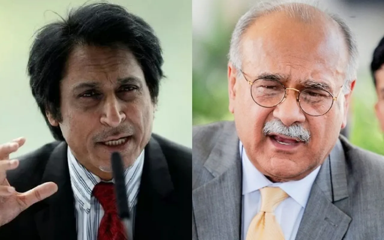 Ramiz Raza and Najam Sethi