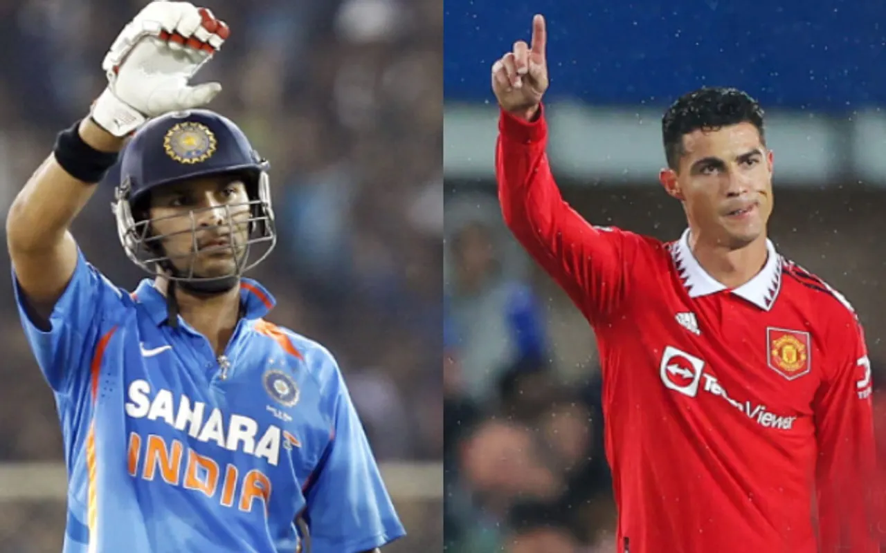 Yuvraj Singh, Cristiano Ronaldo