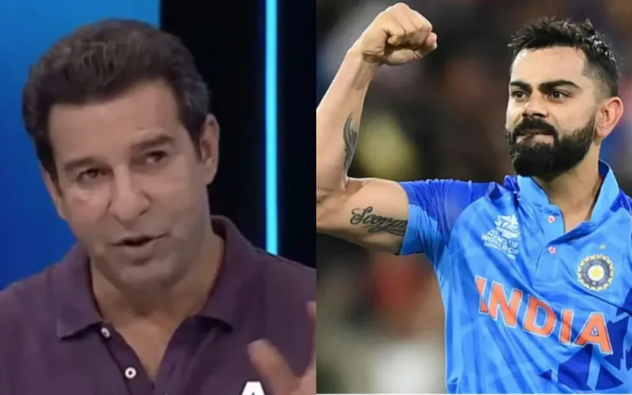 Virat Kohli and Wasim Akram