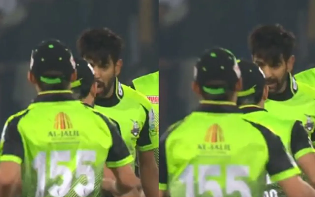 Watch: Haris Rauf loses temper, slaps Kamran Ghulam for dropping catch
