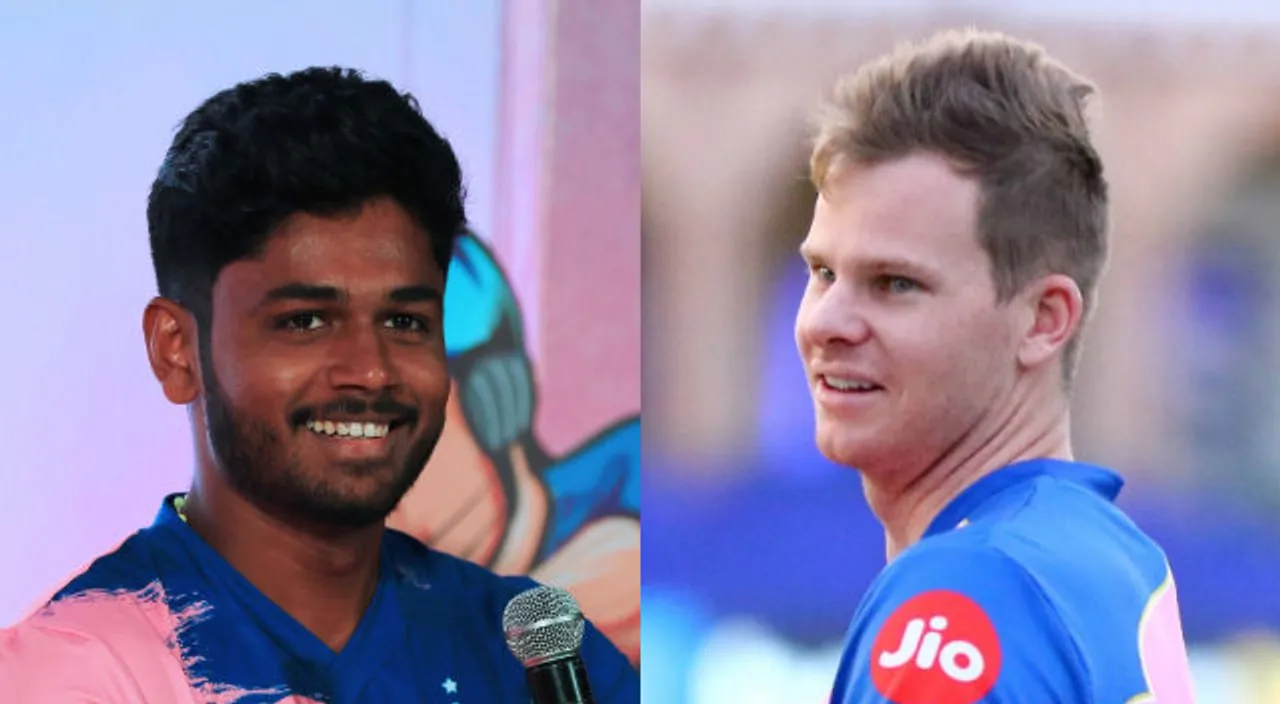 Sanju-Samson-and-Steve-Smith