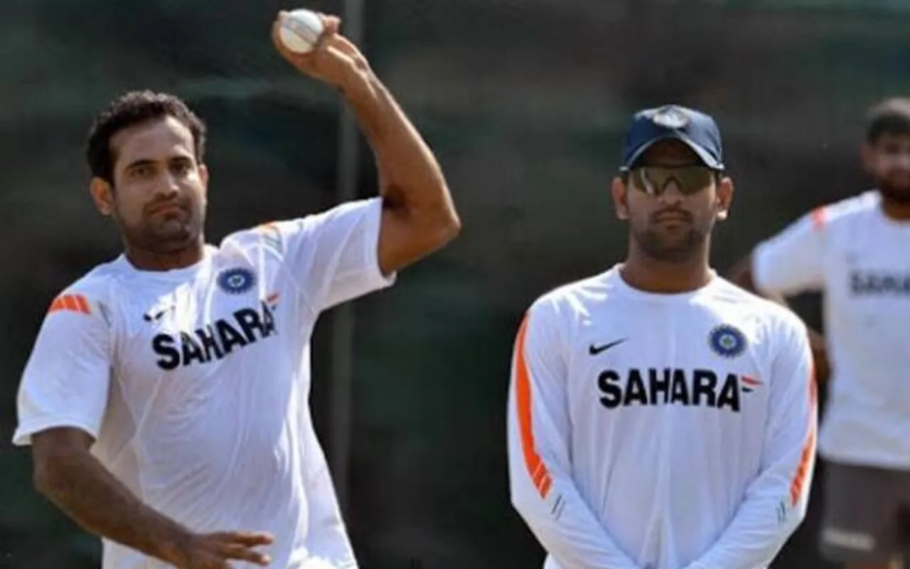 MS Dhoni and Irfan Pathan