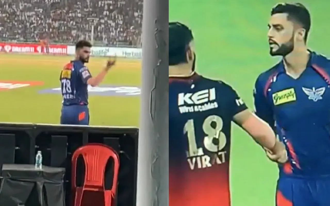 Watch: Lucknow crowd's 'Kohli, Kohli' chants haunt Naveen-ul-Haq as Rohit Sharma smashes six during LSG vs MI match