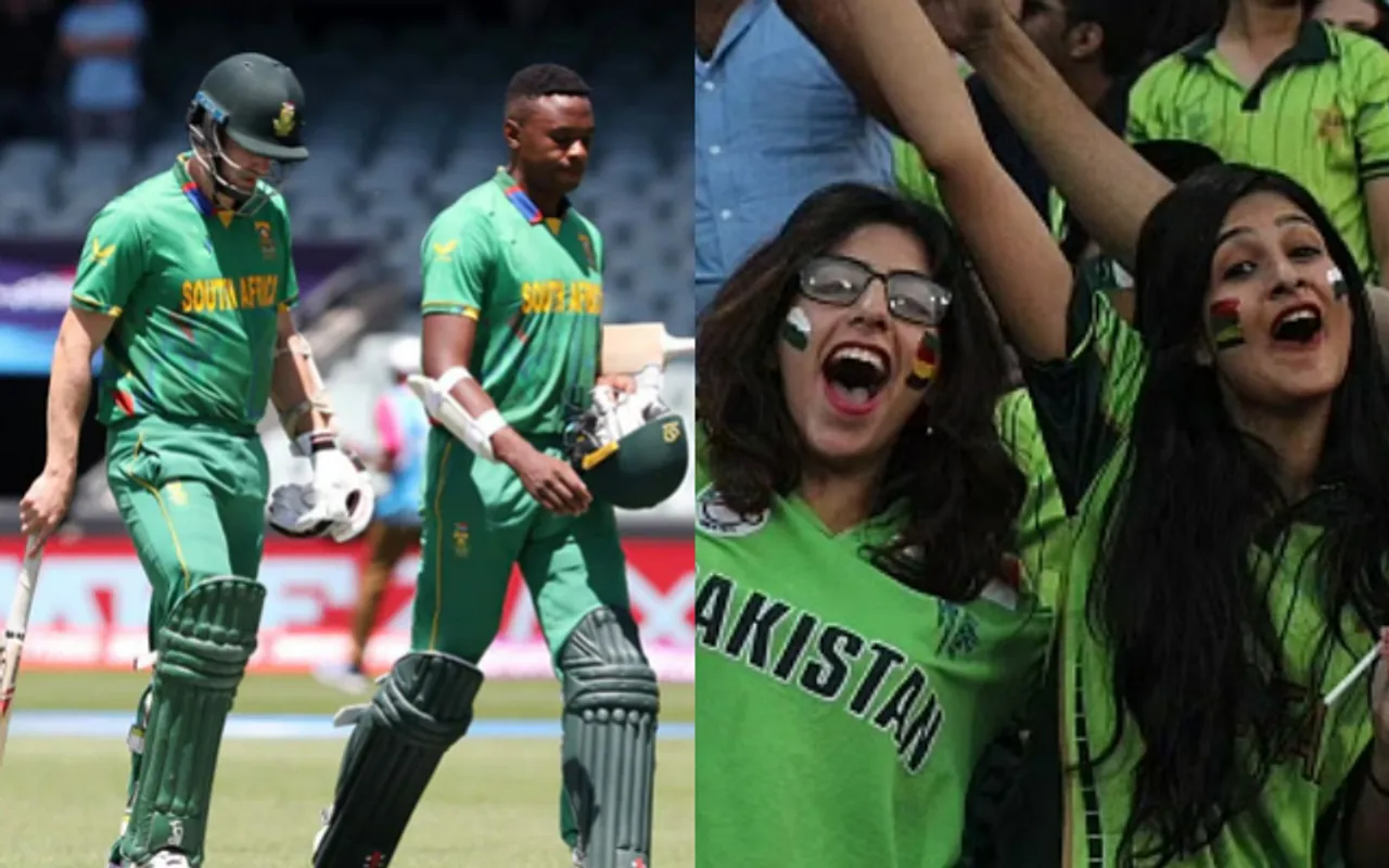 Pakistan fans on South Africa's loss