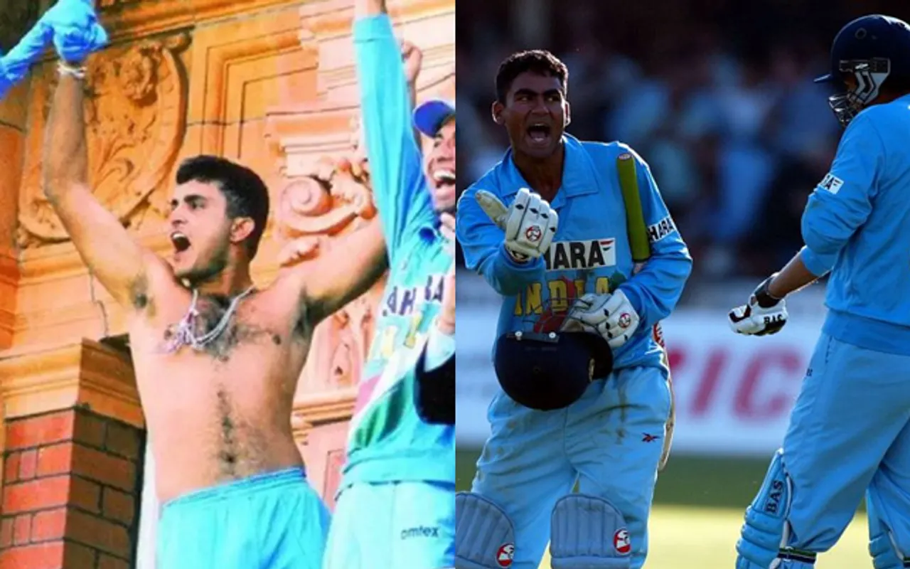 'Dada ka kya kehna'- Fans react as India celebrates 21 years of Sourav Ganguly's iconic celebration at Lord's after winning NatWest trophy