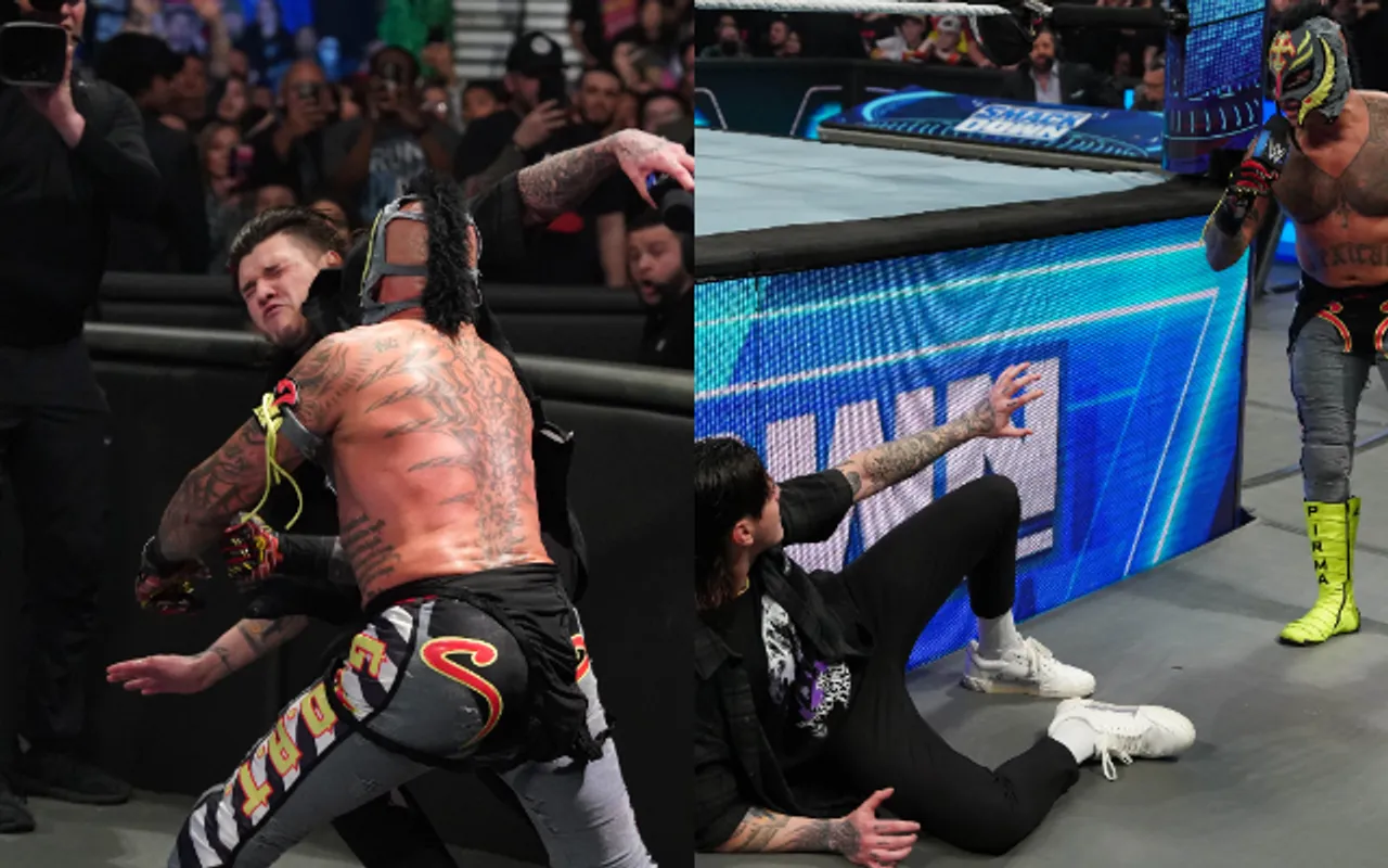 'Nothing like beating your son to get views!' - Fans react as Rey Mysterio beats his son Dominick in WWE SmackDown