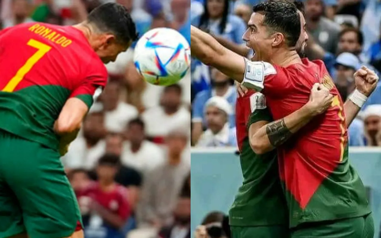 ‘Fraud G.O.A.T’ - Fans lash out at Cristiano Ronaldo for claiming Portugal’s first goal vs Uruguay