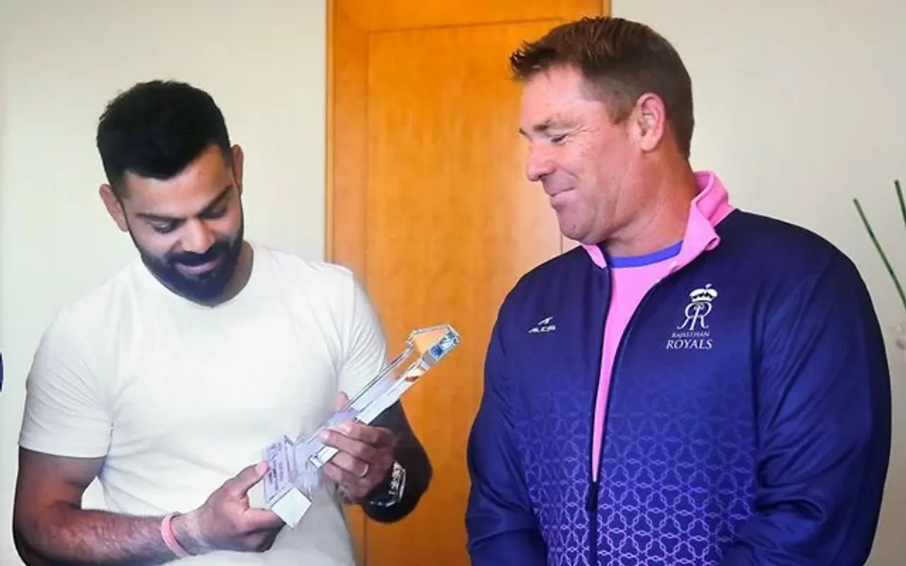 Virat Kohli Shane Warne