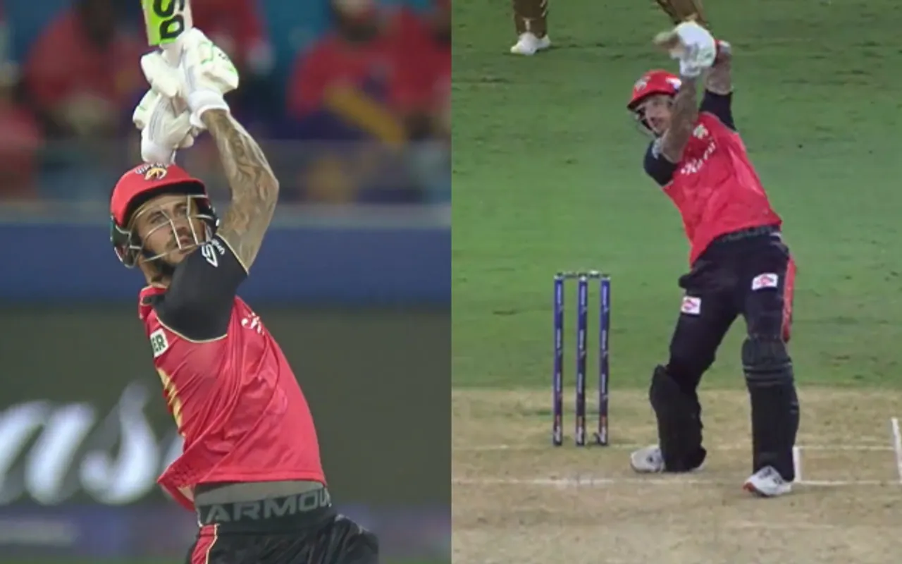 Watch: Alex Hales stuns Abu Dhabi Knight Riders with an outrageous six in ILT20