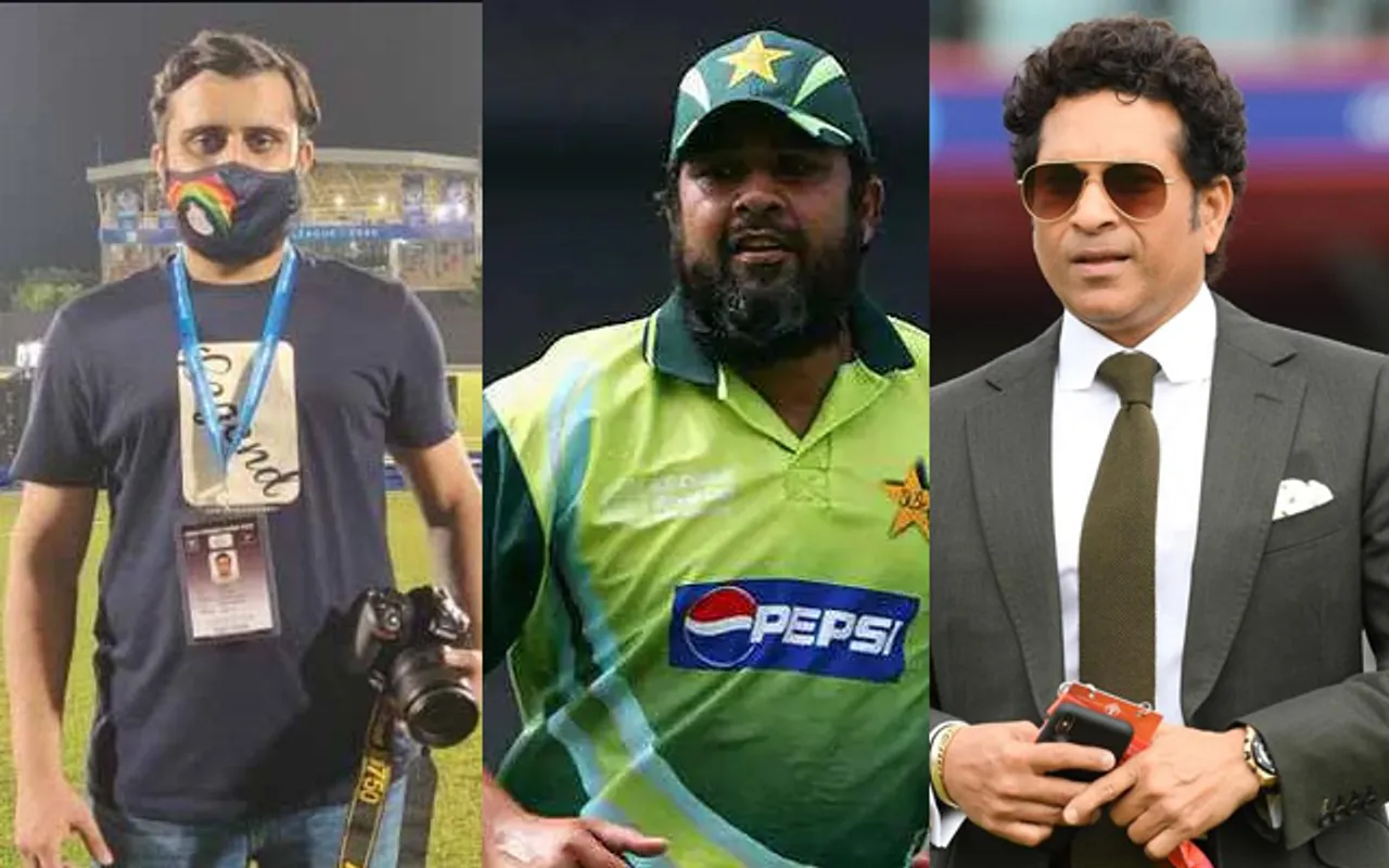 'Pura Pakistan hi aisi behki behki baatein kyu krta hai?' - Fans troll Pakistani journalist for claiming Inzamam-ul-Haq to be bigger match-winner than Sachin Tendulkar
