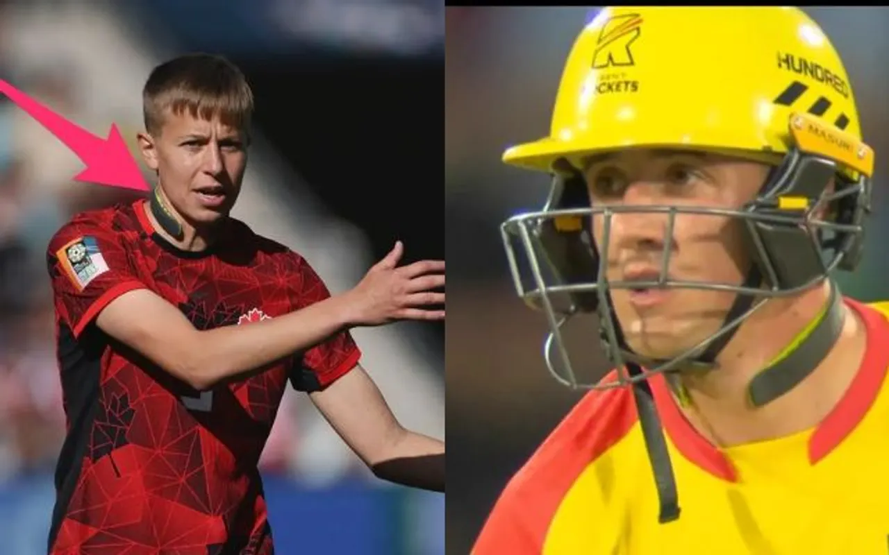 What is 'Q-Collar' worn by Tom Kohler-Cadmore in The Hundred?
