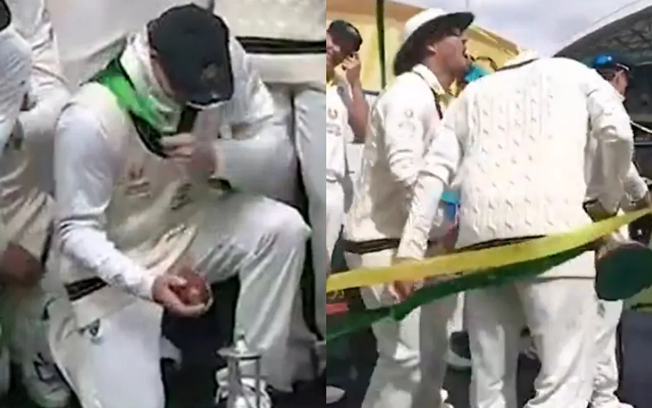 Watch: Steve Smith breaks the Frank Worrell Trophy after Australia win West Indies Test series 2-0