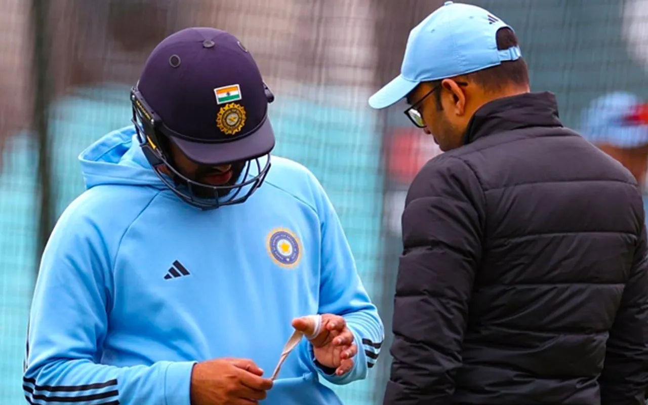 'Iska overseas test ka natak shuru' - Fans frustrated as reports of Rohit Sharma hurting his left thumb during net session surface ahead of WTC Final