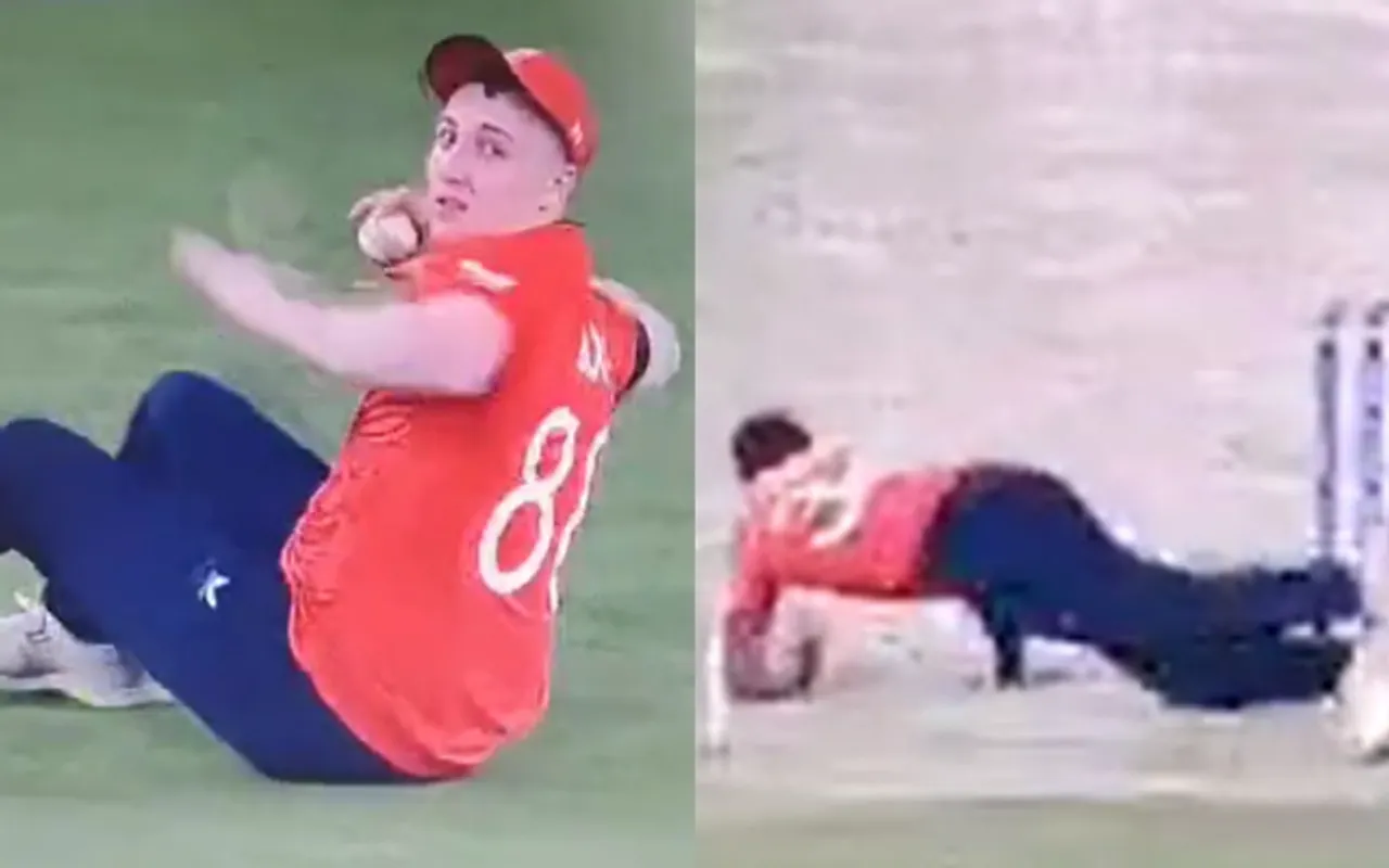 Watch: Epic Failure From Chris Jordan And Harry Brook On The Same Delivery Against Pakistan Leaves Fans Shocked