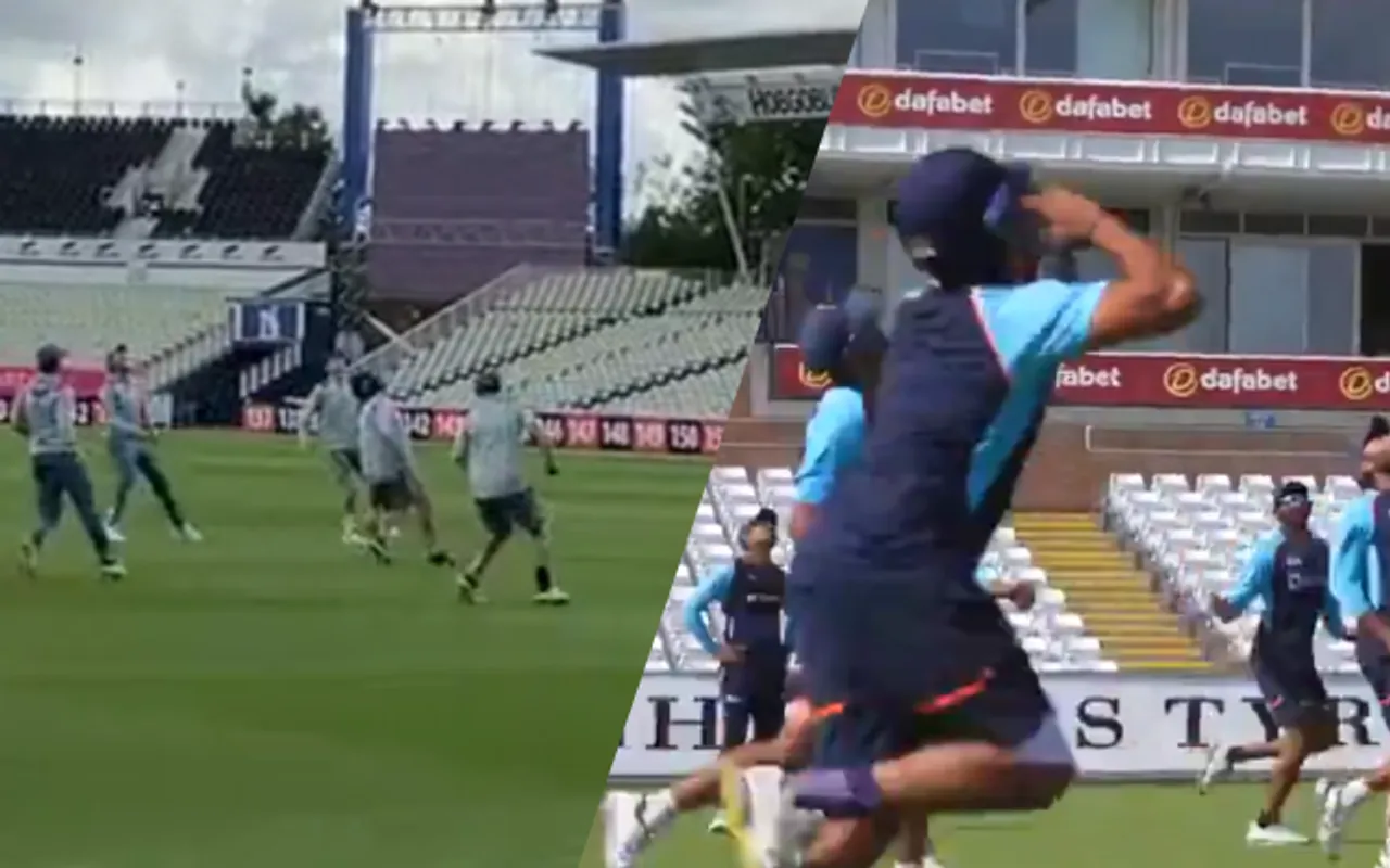 Watch: Fans point out England copying India's fielding drill ahead of the rescheduled Test match