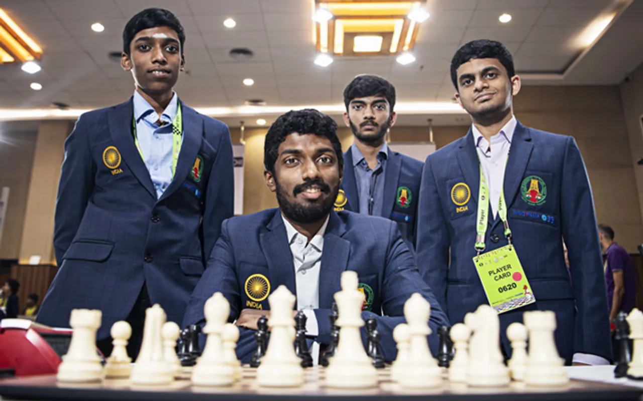 Indian B team wins bronze medal at the Chess Olympiad being held in Chennai