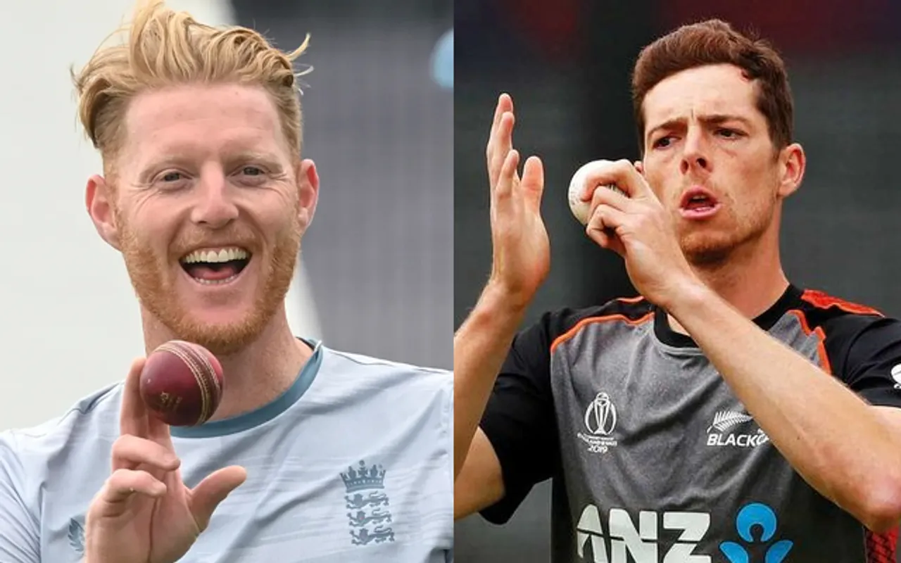 Ben Stokes, Mitchell Santner