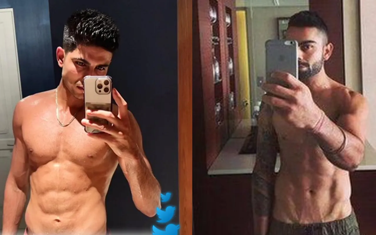 'Har jagah virat bhai ko competition de rha hai launda' - Fans react as Shubman Gill posts shirtless photo with towel