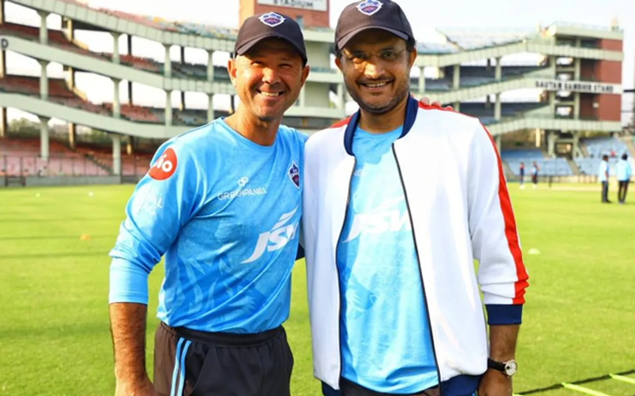Sourav Ganguly and Ricky Ponting, DC