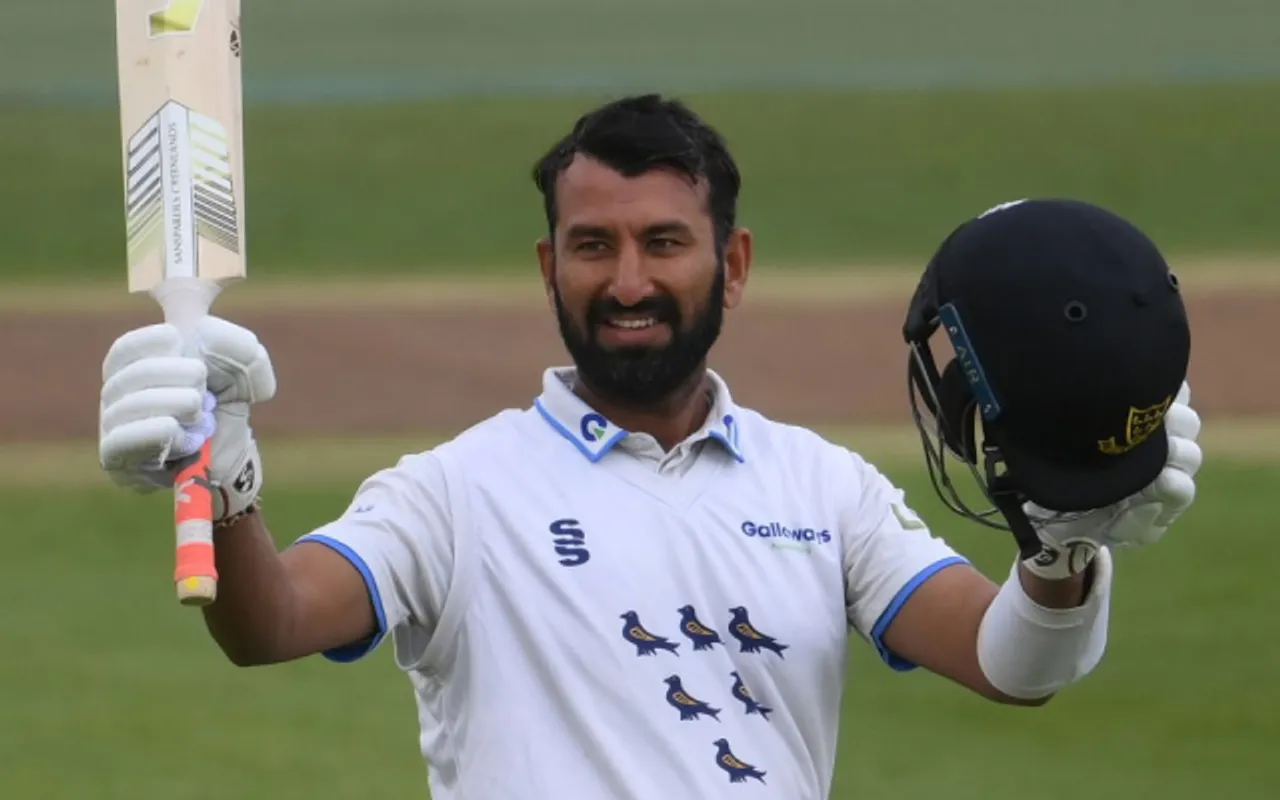 Return to Indian Test team inevitable as Cheteshwar Pujara hits three consecutive tons in County Championship, fans react