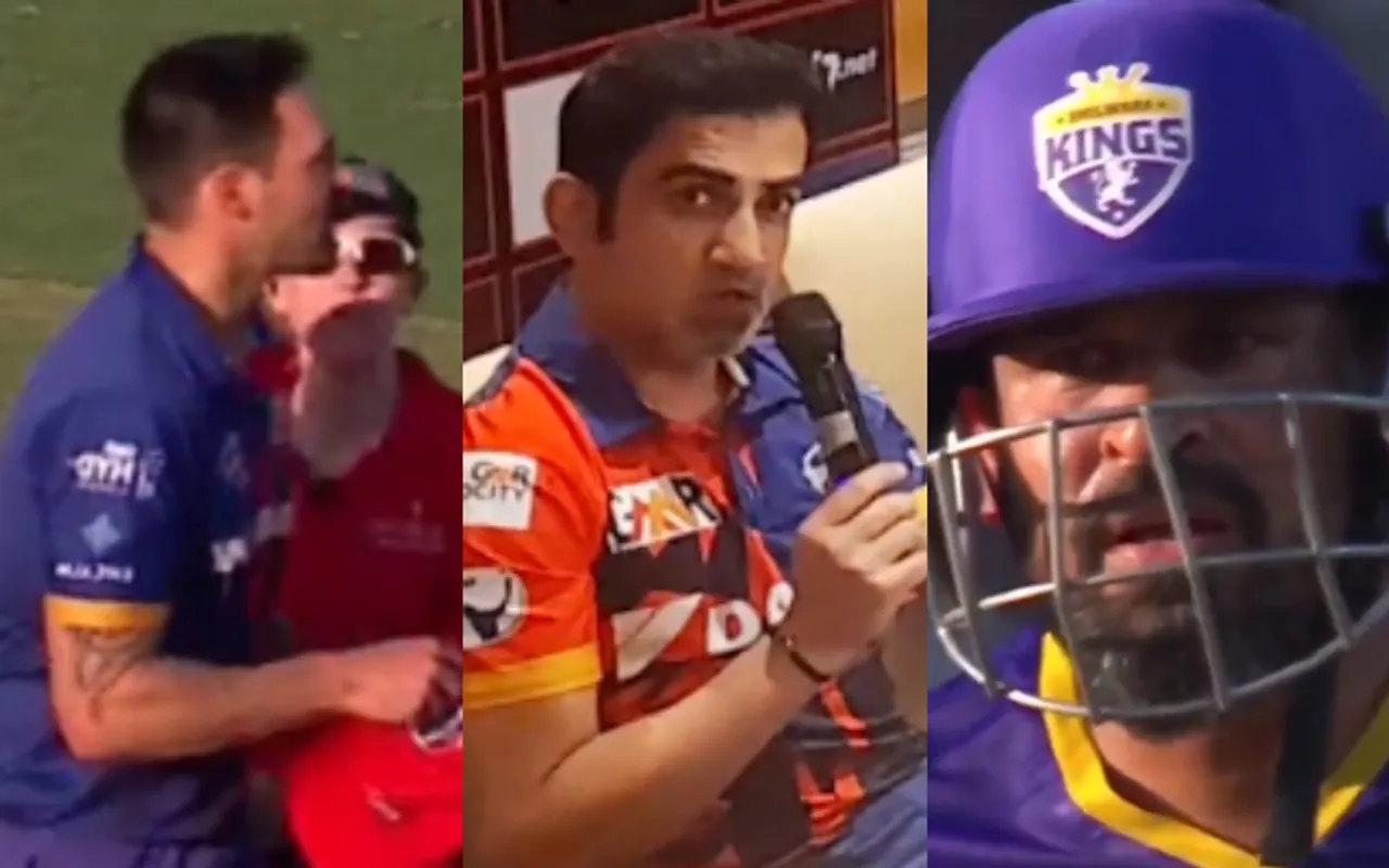 Mitchell Johnson, Gautam Gambhir, Yusuf Pathan