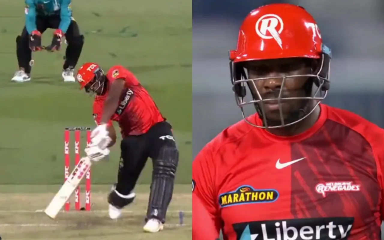 Watch: Andre Russell's smashing six against Brisbane Heat in BBL 12