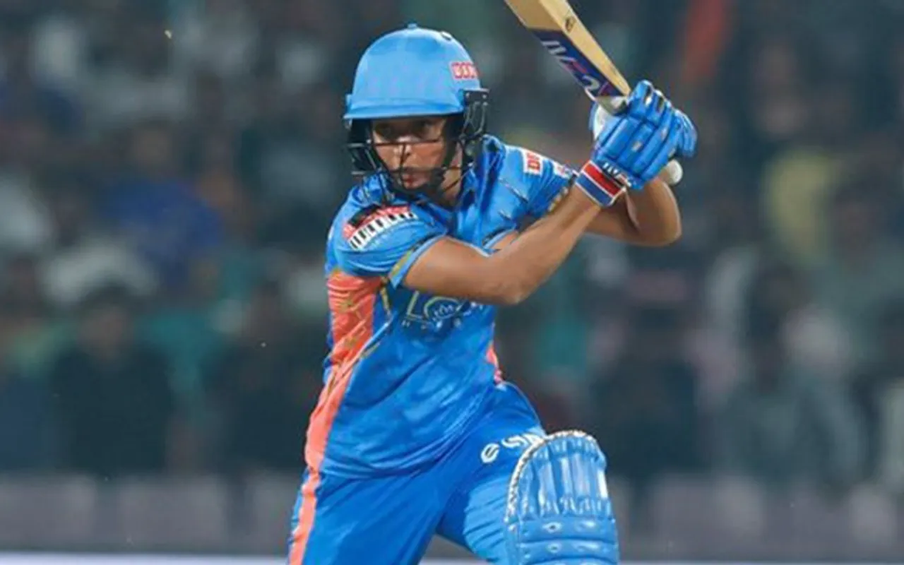 'History made'- Fans reacts as Harmanpreet Kaur sets the stage on fire with a brilliant half century in first WTL match