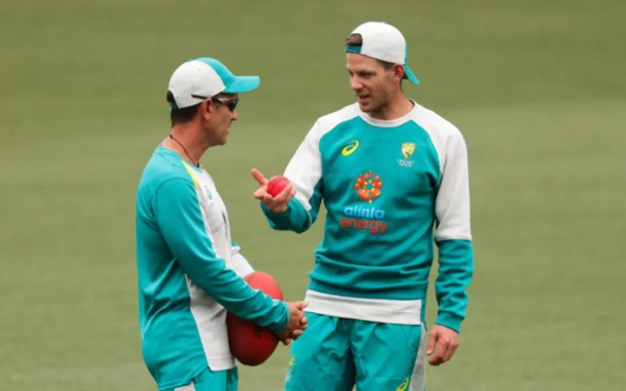 Tim Paine and Justin Langer