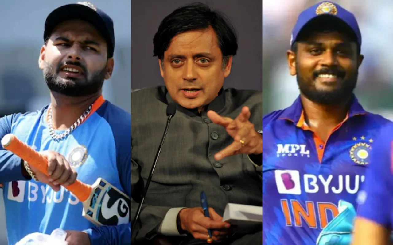 Shashi Tharoor’s tweet in support of Sanju Samson goes viral after Rishabh Pant’s another failure