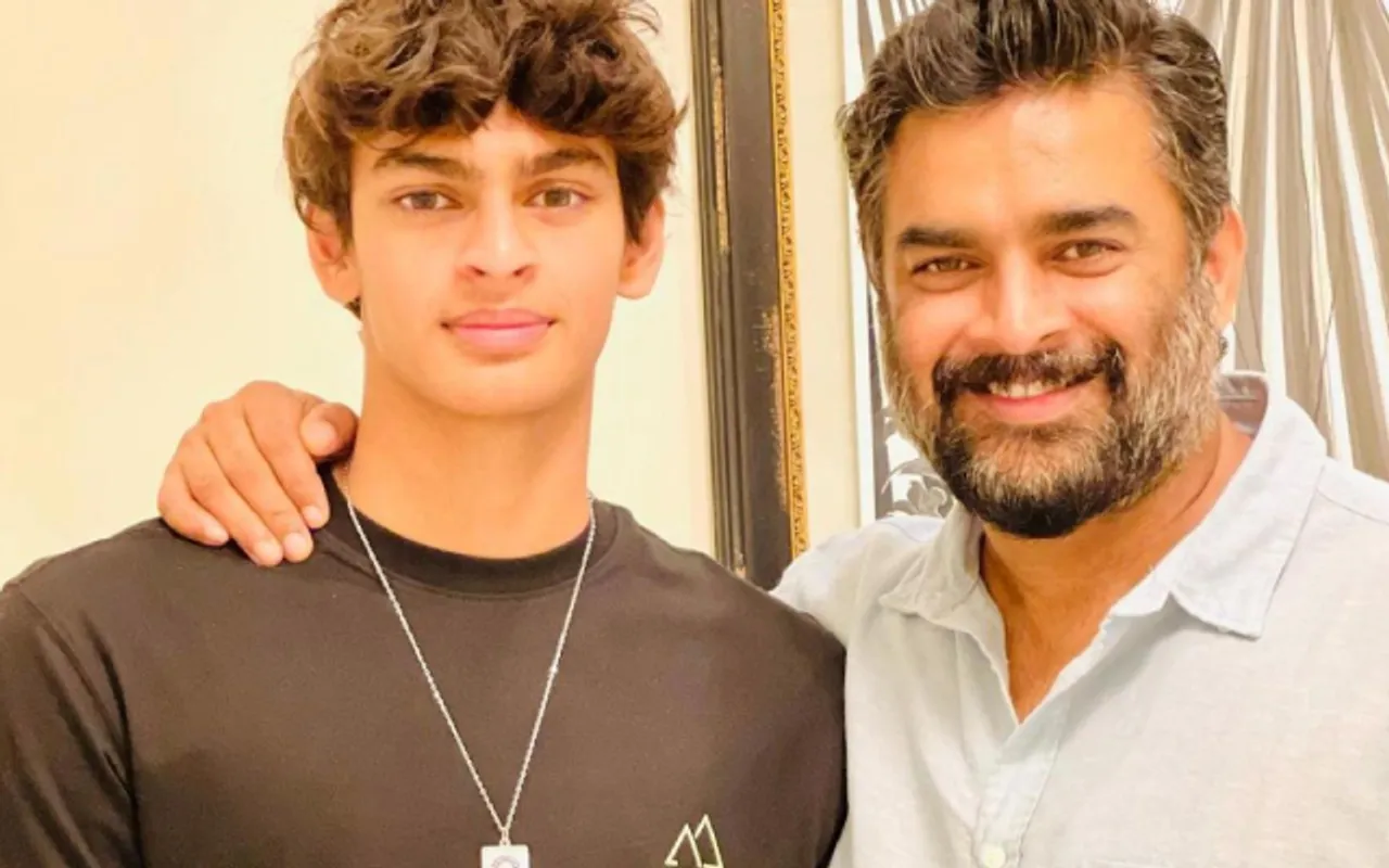 Bollywood actor R Madhvan's son Vedaant Madhvan wins silver medal at Danish Open swimming competition