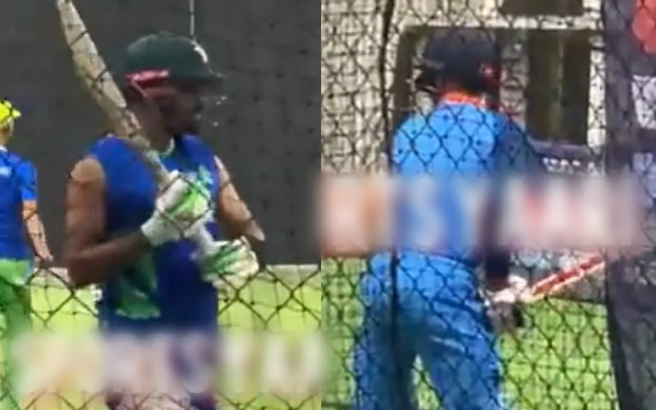 Watch: Virat Kohli and Babar Azam batting together in net session ahead of 20-20 World Cup