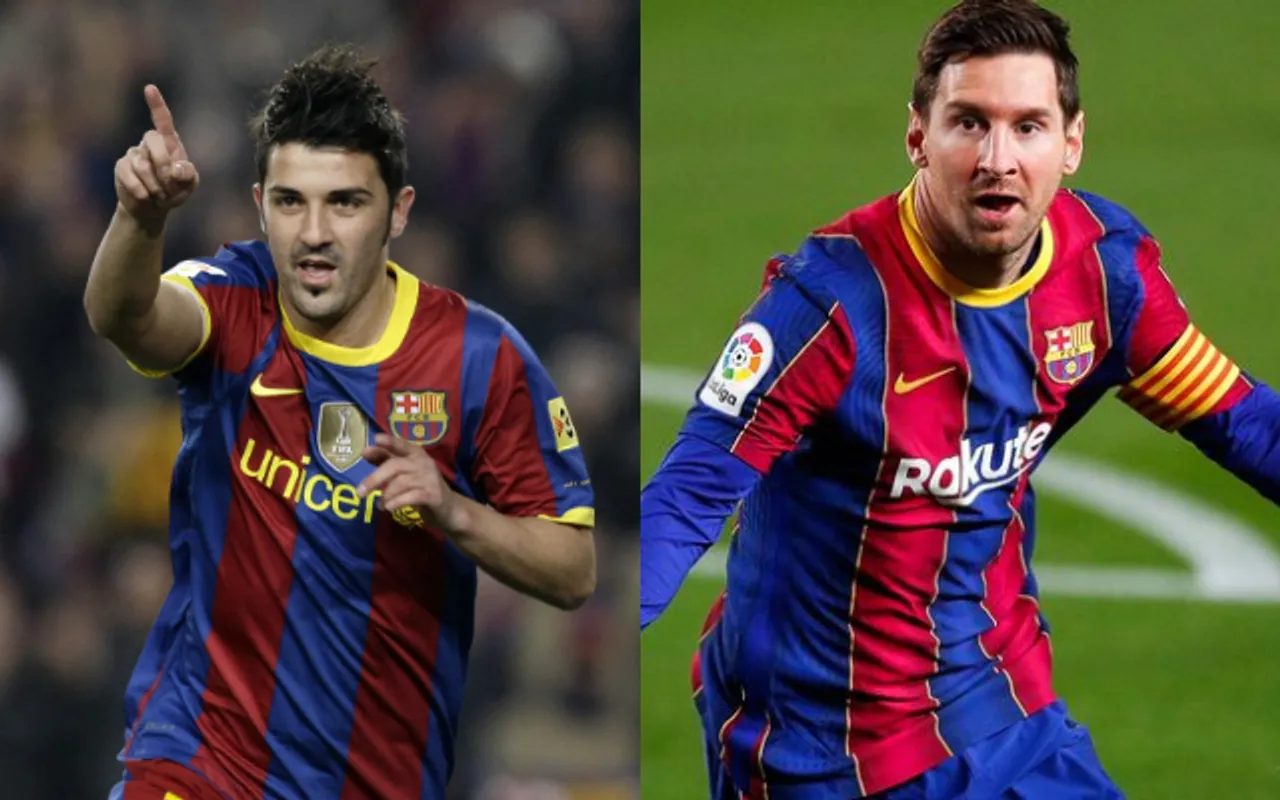 'Lionel Messi finds solution to problems'- Former Barcelona star David Villa heaps massive praise on Lionel Messi