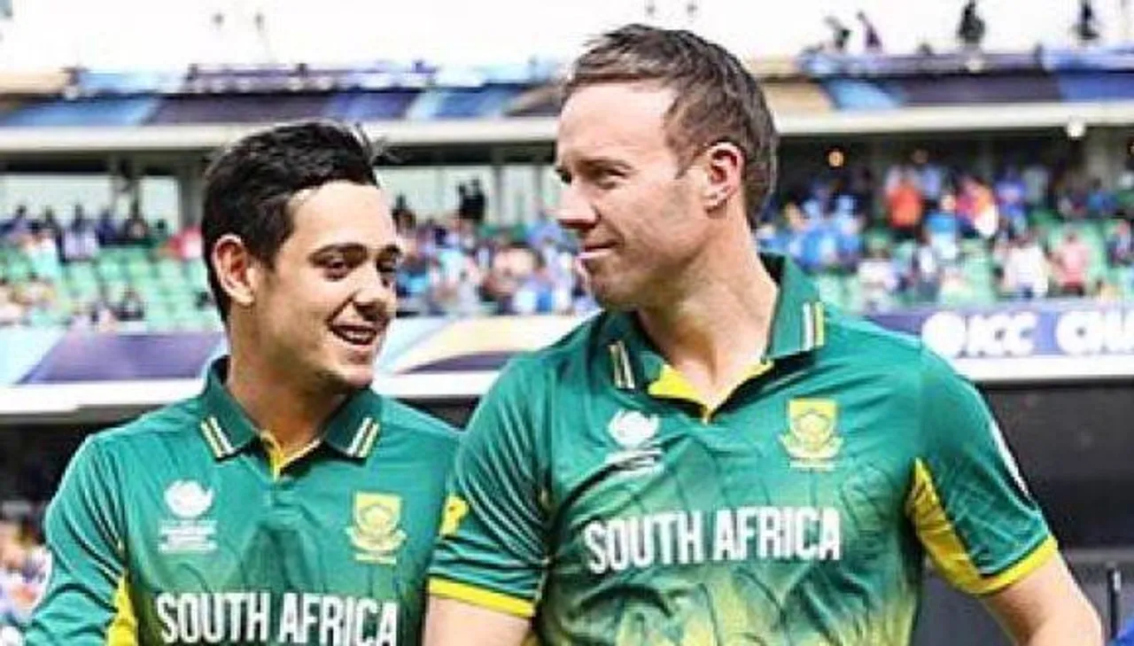 AB de Villiers and Quinton de Kock