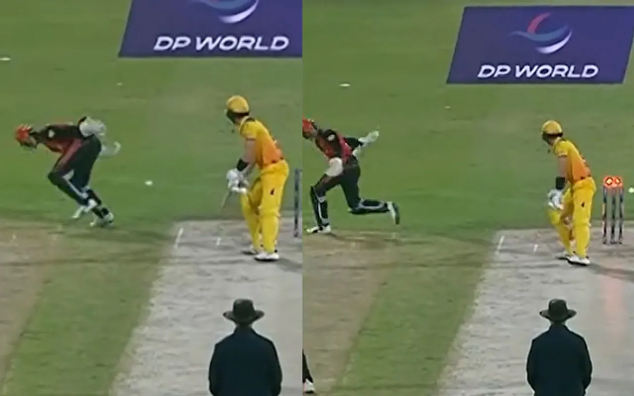 Watch: Sam Billings pulls off an MS Dhoni with an exceptional back-hand run out in the ongoing ITL20