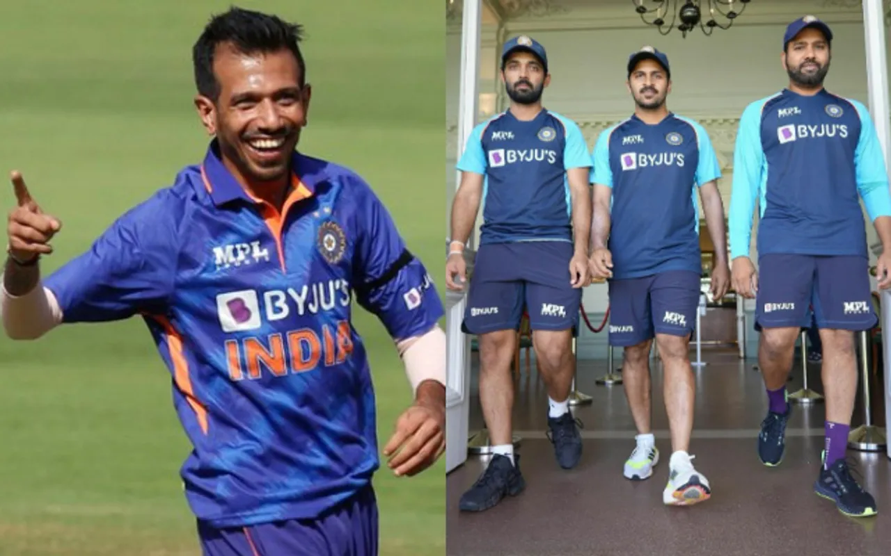 'Bodyguards ki body kahan hai thakur sahib': Yuzvendra Chahal brutally trolls Rohit Sharma, Ajinkya Rahane