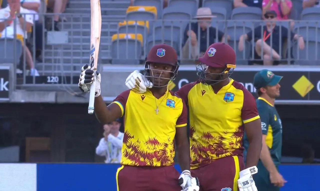 Andre Russell and Sherfane Rutherford 